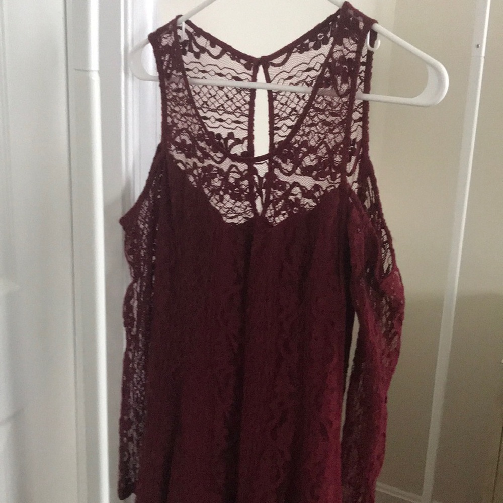 Maroon dress